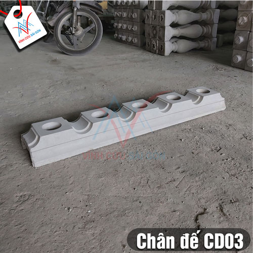 Hình ảnh thực tế của Chân đế 03 (Mã CD03). Hình ảnh thực tế của Chân đế 03 (Mã CD03).