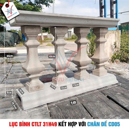 Bộ lục bình CTLT 31H49 và chân đế CD02